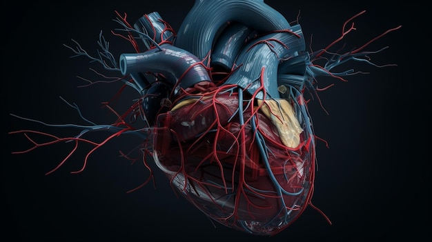 Anatomia humana do coração Ai generativo