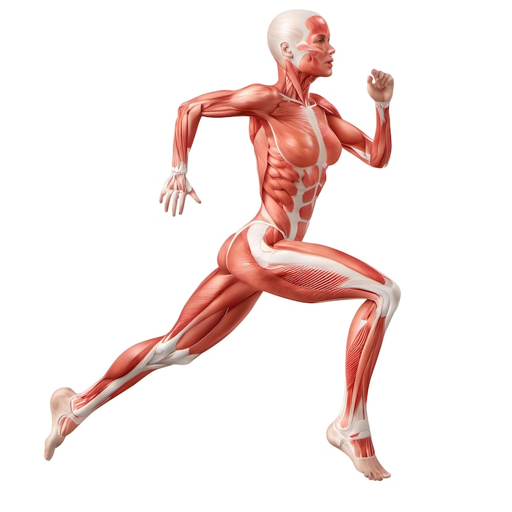 Foto anatomía del músculo humano