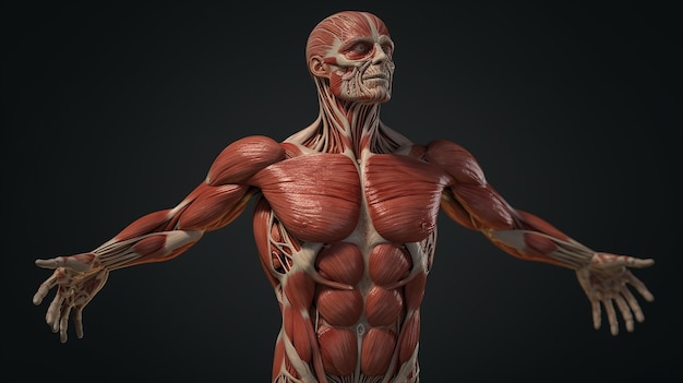 Foto anatomía músculos
