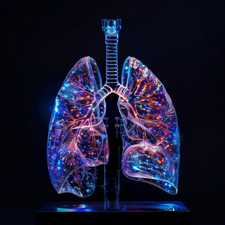 Anatomía de los pulmones humanos desde el punto de vista médico