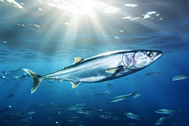 Foto anchoa em ambiente oceânico natural