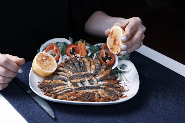 Anchoas Fritas Nombre Turco Hamsi Tava