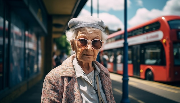 La anciana más estereotipada del Reino Unido