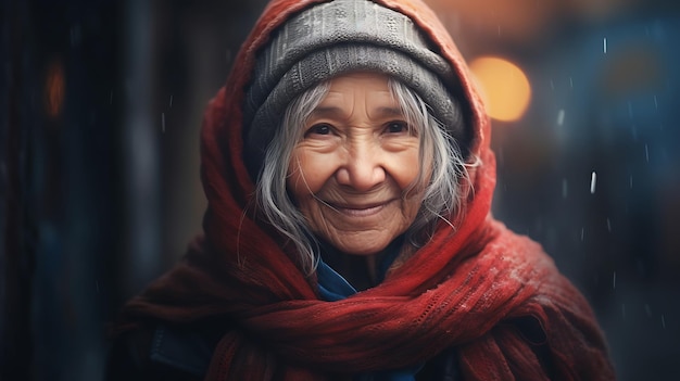 anciano de china cara de sonrisa