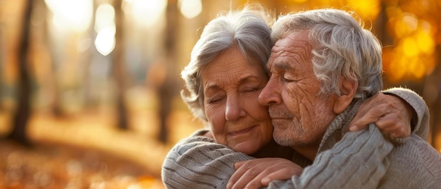 Los ancianos cuidan de su cónyuge, el amor, el cansancio físico.