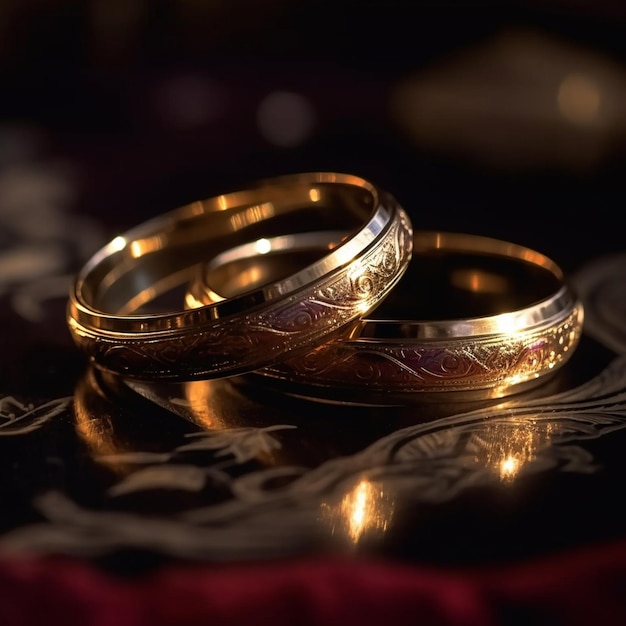Anéis de noivado de noiva e noivo anel de ouro com diamante