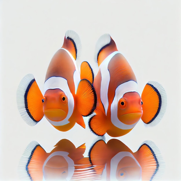 Anemonefish palhaço Amphiprion percula Generative AI