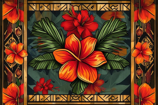 Anerkennung der pazifischen Wurzeln AAPI Samoan Art Banner