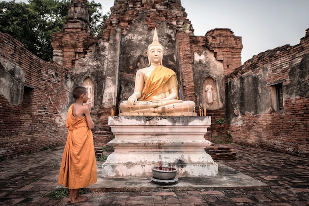 Anfänger Mönch in Thailand