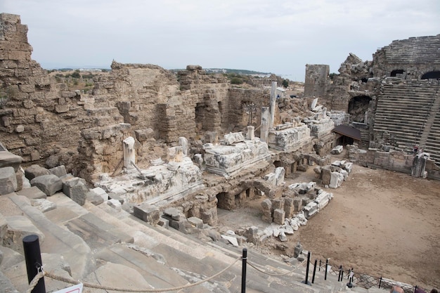 anfiteatro de la antigua ciudad de Side