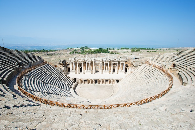 Anfiteatro en Pamukkale, Turquía