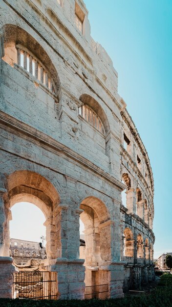 Anfiteatro en Pula en Croacia. arena romana