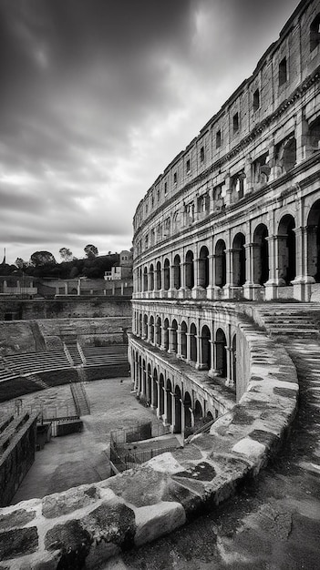 El anfiteatro romano del coliseo en roma