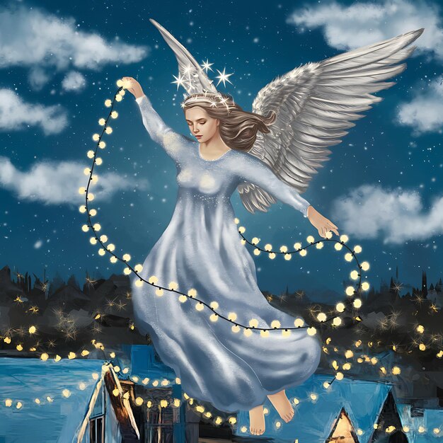 Ángel de navidad