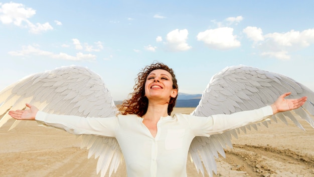 Foto Ángel en la playa