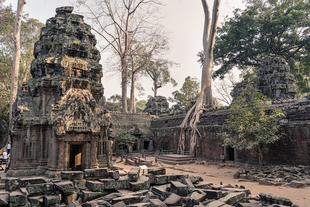 Angkor Wat Tempel Ruinen