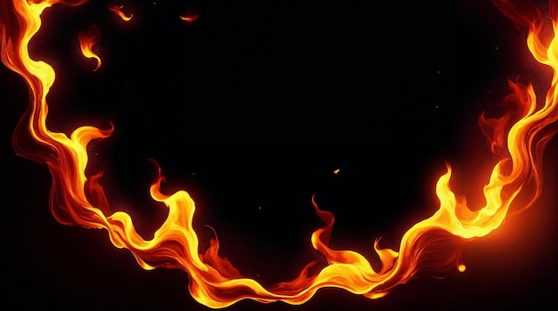 El anillo ardiente de las llamas