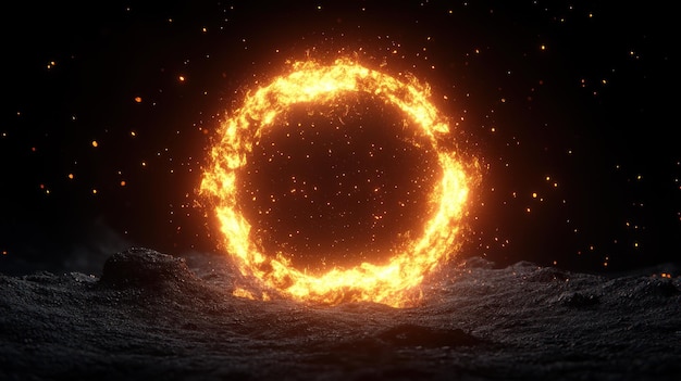 Anillo de fuego en el espacio