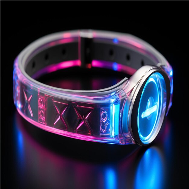 anillo de luz de neón