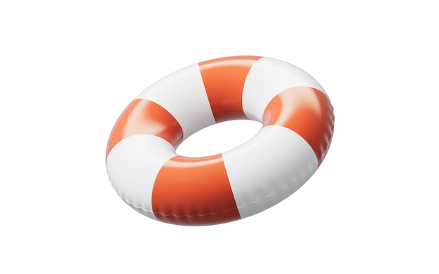 Anillo de natación inflable en 3D