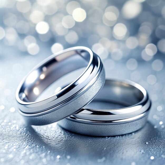 Foto los anillos de bodas