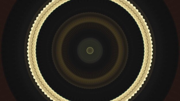 Anillos de colores brillantes en movimiento pulsante concepto de bucle sin interrupción círculos brillantes abstractos latiendo