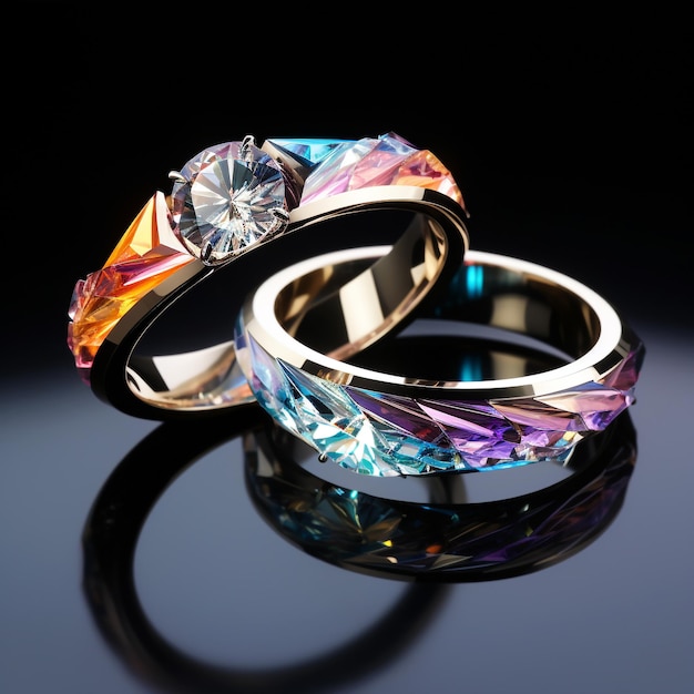 anillos de diamantes