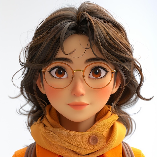 Animação 3D de personagens de desenho animado