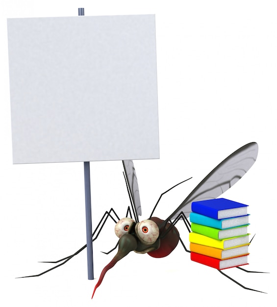 Animação de mosquito