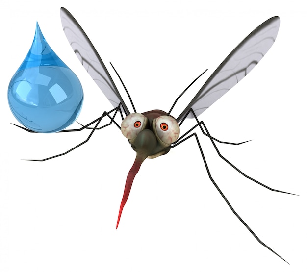 Animação de mosquito