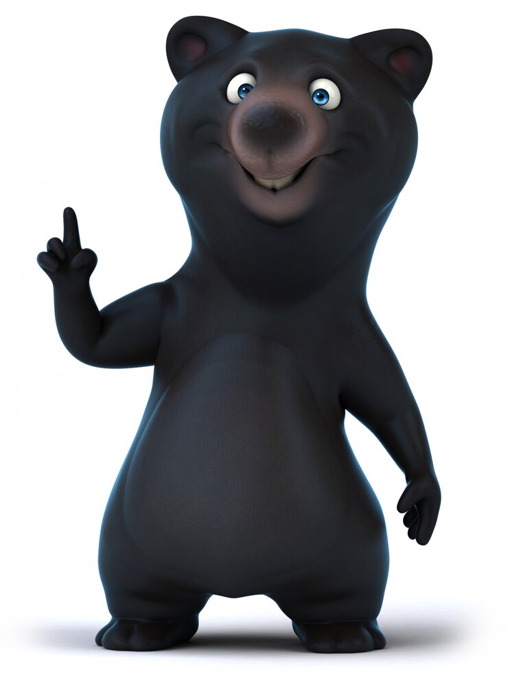 Foto animação de urso