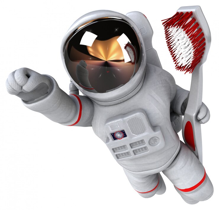 Foto animação divertida de astronauta