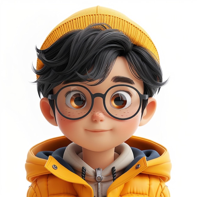 Foto animación en 3d de personajes de dibujos animados