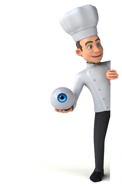 Foto animación divertida del chef