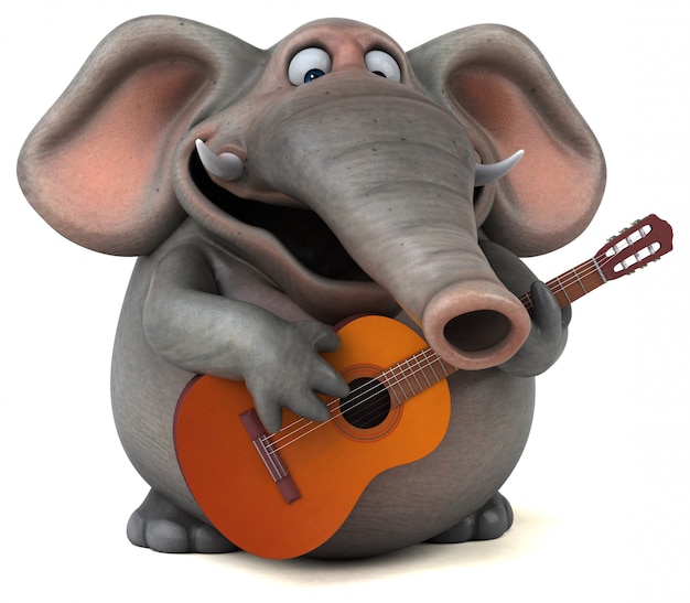 Animación divertida de elefante