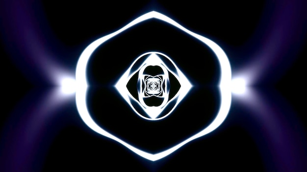 Animación hipnótica con anillos de plasma en movimiento, diseño de patrones hipnóticos de anillos de plasma en movimiento hermosos.