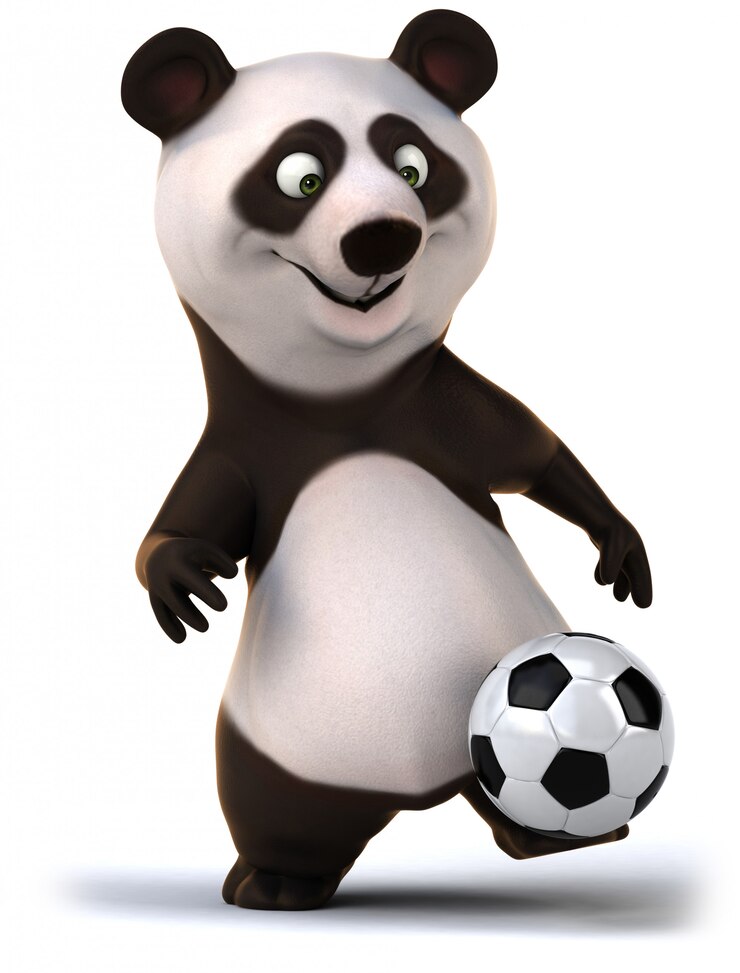 Foto animación panda