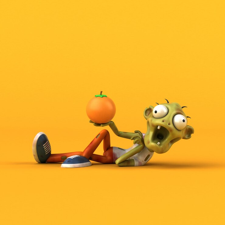 Foto animación zombie divertida