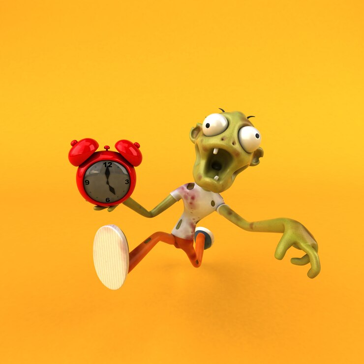Foto animación zombie divertida