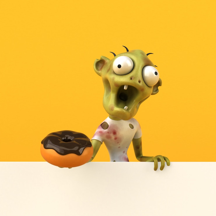Foto animación zombie divertida