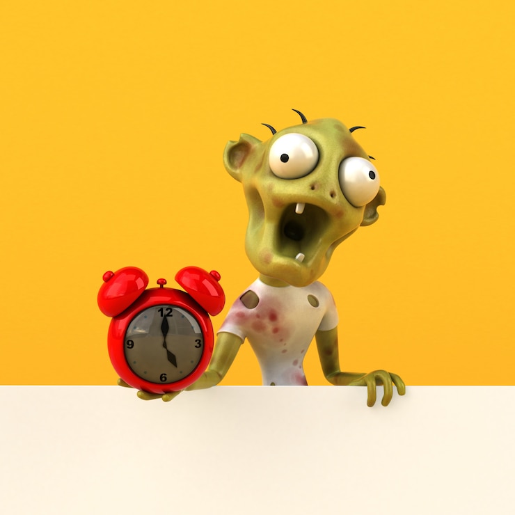 Foto animación zombie divertida