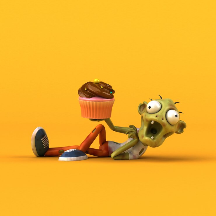 Foto animación zombie divertida
