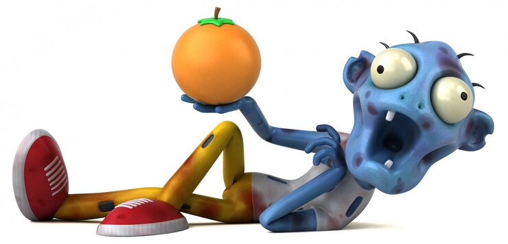 Foto animación zombie divertida