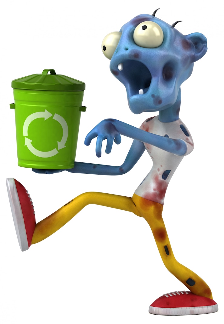 Foto animación zombie divertida