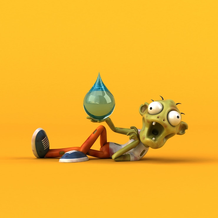 Foto animación zombie divertida