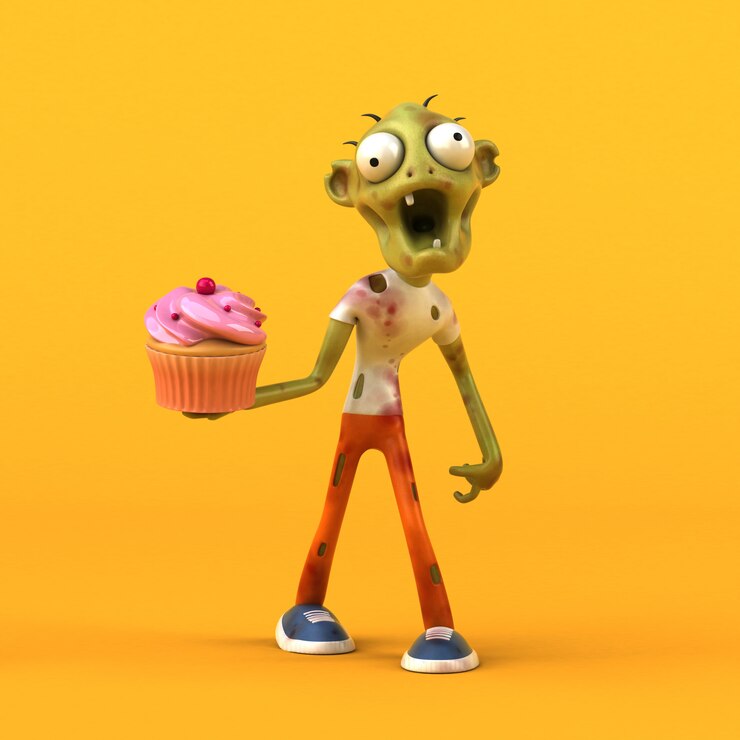 Foto animación zombie divertida