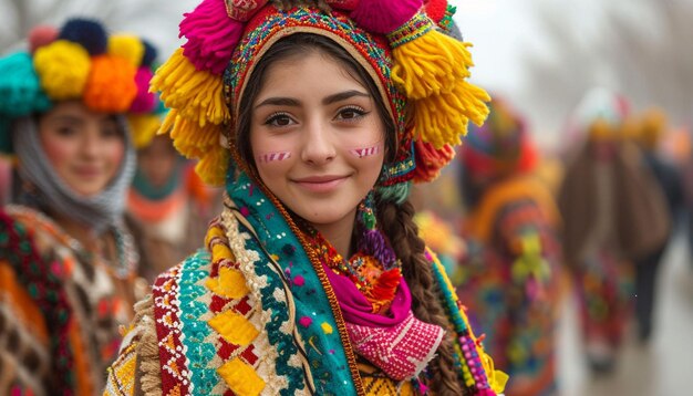 un animado festival callejero y desfile para Nowruz