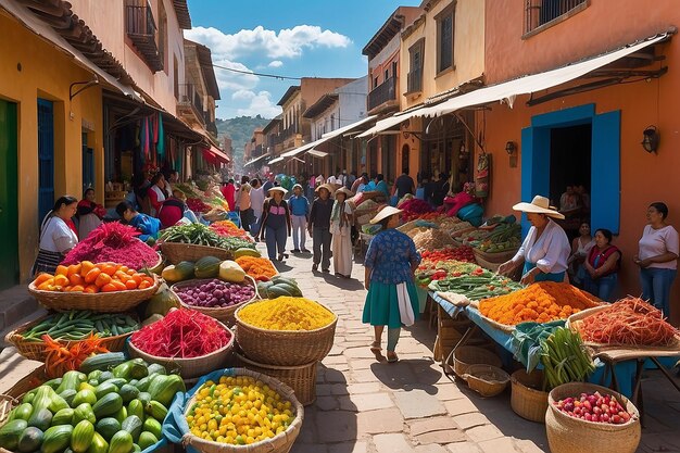 Los animados mercados callejeros