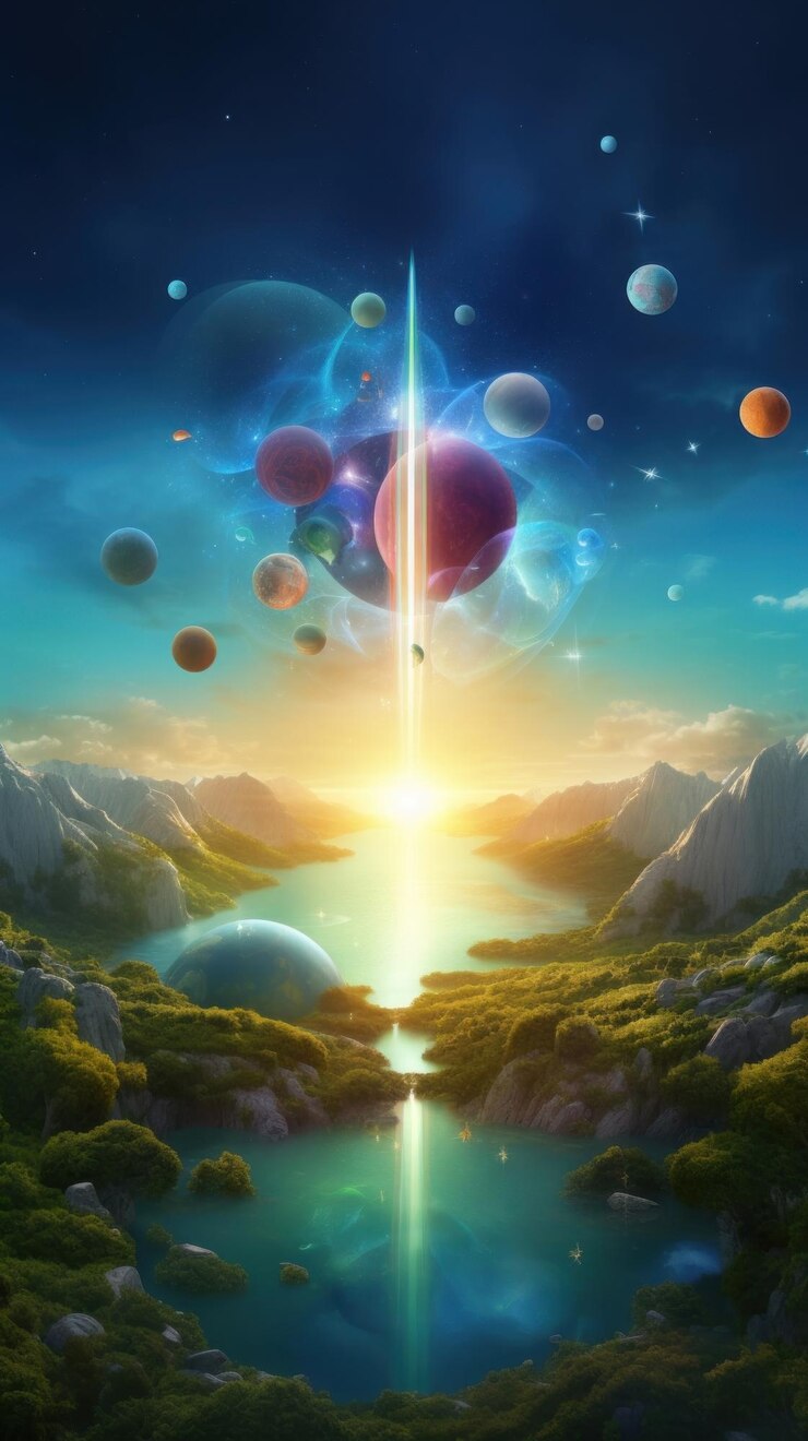 Foto animadoso paisagem astronomia ao ar livre