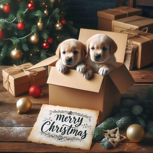 Foto animais bonitos nas festas de natal